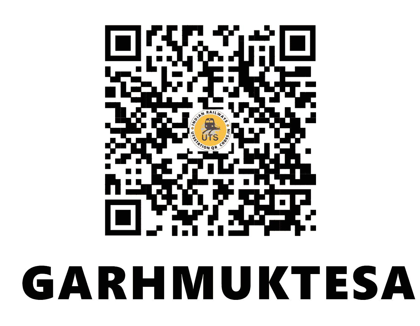 UTS QR Code for GARHMUKTESAR - GMS - NR (UTTAR PRADESH)